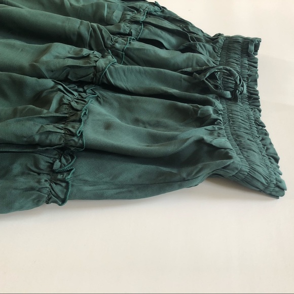 Green Ruffle Skirt - Picture 4 of 8